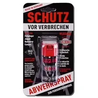 Sicherheitsspray – CS Abwehrspray zur Selbstverteidigung Waffenscheinfrei – Legal zugelassenes Abwehrspray gegen Menschen ohne Pfeffer – 40ml Sprühdose – 1 Stück