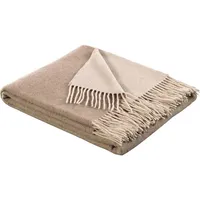 Biederlack Soft Impression im Doubleface-Look Kuscheldecke 150 x 200 cm Beige