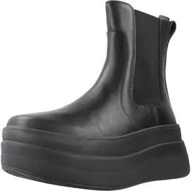 original brands FITFLOP FitFlop F-Mode Stack Leather Chelsea Boots SCHWARZ 38 - Schwarz - 38