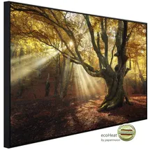 Papermoon Infrarotheizung Magischer alter Baum Matt-Effekt - bunt