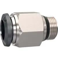 Riegler Ger. Steckverschraubung »universal short« 1/4, Schl.6, kon.dicht.