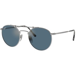Ray-Ban 0RB8147M TITANIUM 9165 Silber Gr. 50/21 (mit Sehstärke)