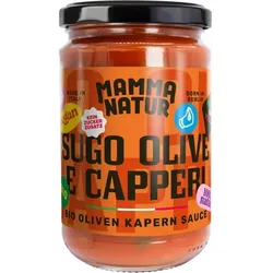 Mamma Natur Tomatensauce mit Oliven und Kapern bio