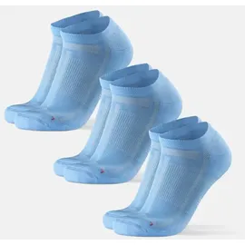 Danish Endurance Long Distance Sportsocken 3-Paar Blau/Grau/Grün/Schwarz 43-47