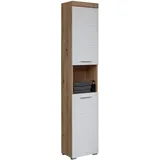 trendteam Hochschrank Amanda Bad - - Aufbaumaß (BxHxT) 37 x 190 x 31 cm