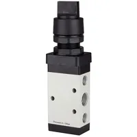 Riegler 5/2-Wegeventil, manuell »M5«, Drehhebel k., monost., G 1/4,