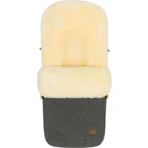 fillikid Fillikid, Lammwoll-Fußsack Bernina Wool für Buggy, Sport- und Kinderwagen - Grau