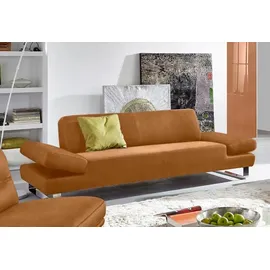 W.Schillig Couch Leder 2-Sitzer Gelb