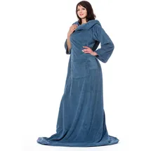 ZOLLNER Kuscheldecke 170 x 200 cm Blau