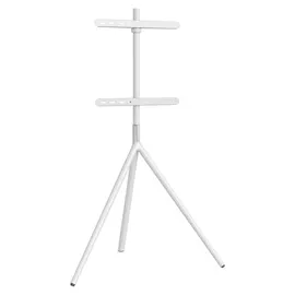 pro.tec Valle TV-Ständer 137 x 85,5 x 46,5 cm Weiß Aluminium/Kunststoff/Metall/Stahl