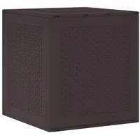 VidaXL Gartentruhe Braun 55x53x57 cm PP