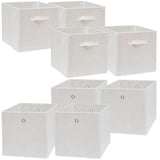 Dune Design Faltbox Set 4 Boxen für Kallax Regal weiß 33x38x33cm Expedit Box faltbar