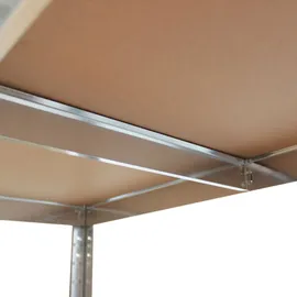 Baumarktplus Schwerlastregal verzinkt 180x90x40 cm 2er-Set Kellerregal Regale