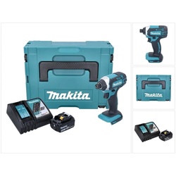 Makita Akku-Schlagschrauber Makita DTD 152 RM1J 18V Li-Ion Akku Schlagschrauber im Makpac mit 1x 4,0 Ah Akku und 1x Schnell Ladegerät