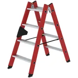 Günzburger Kunststoff-Stehleiter 2 x 4 Stufen 34108