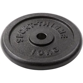 Sport-Thieme Hantelscheibe Gusseisen 10 kg schwarz