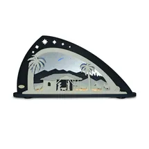 weigla günter gläser leuchtenherstellung weigla LED Schwibbogen/Lichterbogen"Bethlehem" Erzgebirge garantiert