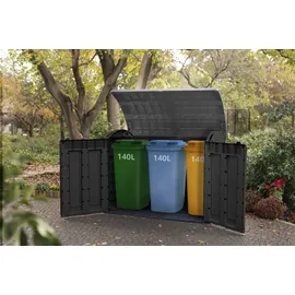 KETER Mülltonnenbox Store-it-out Ultra 177 x 113 x 134 cm grau