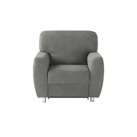 Smart Relaxsessel Valencia Mikrofaser 116 x 90 x 93 cm Grau