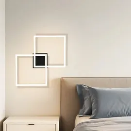 ZMH Deckenlampe 24W eckig schwarz