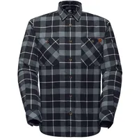 Mammut Alvra Langarmhemd - Black / Strata - XL