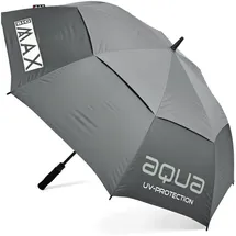 Big MAX I-Dry Aqua Golf Regenschirm mit UV Schutz - 100% Wasserdicht (Silber) - Klein