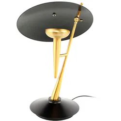 KAYOOM Tischleuchte "Tischlampe Flyer 125", schwarz (gold, schwarz), H: 50cm, Lampen, minimalistisch, modern, harmonisch