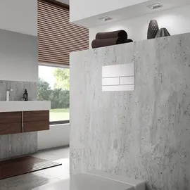 TECE TECEsquare II Met. WC-Betätigungsplatte Chrom glänzend