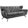 KAWOLA 2,5-Sitzer Charme Cord grau