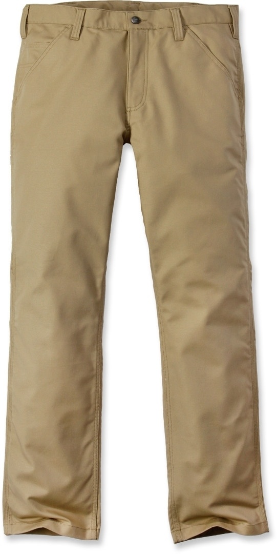 Carhartt Rugged Stretch Canvas Broek, beige, 42 Voorman