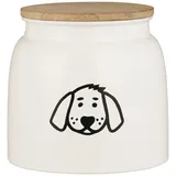 Laursen - Hundefutterdose Trockenfutterdose Dose für Hundefutter Weiß 04897-11