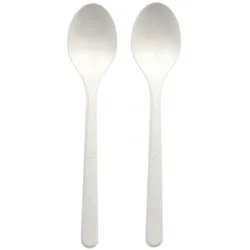 Papstar 150x BIO-Suppenlöffel Esslöffel Mehrweg 185mm BIO-PP extra stabil weiss