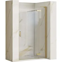 REA Duschtür Hugo 80 Brush Gold