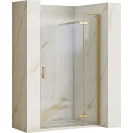 REA Duschtür Hugo 80 Brush Gold