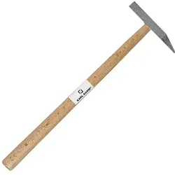Fliesenhammer Hartmetall spitz, mit Holzgriff - Art.-Nr. / Ausführung: 10132 / spitze Form 50 g