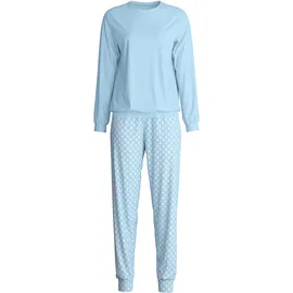 CALIDA Lovely Nights Pyjama Blau 36/38