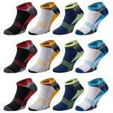 CHiLI Lifestyle Socks Chili Lifestyle Sneaker Socken COLOR AirGrip 12 Paar Baumwolle Weichbund