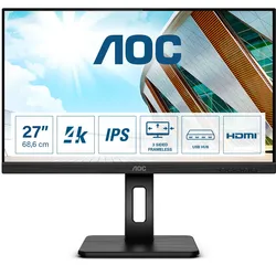 AOC U27P2 - LED-Monitor - 68.4 cm (27") - 3840 x 2160 4K UHD (2160p)