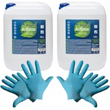 baytronic 2X AGROLA AdBlue inkl. Füllschlauch 10 L + 2 Paar Einweg Nitril-Handschuhe