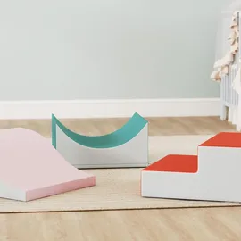 aiyaplay Schaumstoff Bausteine Kinder 3 Stück Riesenbausteine Hellgrau