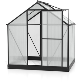 Vitavia Gewächshaus Eos 3100 HKP 6 mm schwarz 198 x 155 cm