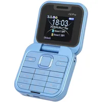 Zunate 2G Small Klapphandy, Faltbares Handy, 2 SIM Kartensteckplätze, 1,77 Zoll Kleines Display, Entsperrtes Klapphandy, Unterstützt UKW Radio, Schnellwahl, Vibration (Blue)