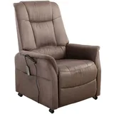 Cantus Fernsehsessel, Grau, Textil, 77x85-109x87-158 cm, Relaxfunktion, Aufstehhilfe, Wohnzimmer, Sessel, Fernsehsessel