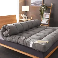 MAYFABD Japanische Futonmatratze Dicke Basis Tatami Matte Faltbare Gerollte Matratze Weiche Tragbare Gästematratze Student Dorm Schlafmatratze Verstauen Und Tragbar Für Camping,A,90x200cm