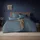 Estella Valetta Unifarben Blau 135 x 200 cm + 80 x 80 cm
