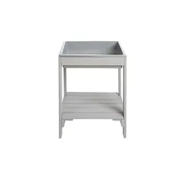 roba Kindertisch Tiny onesize Massivholz grau lasiert