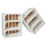 CHICCIE Holzkiste 50 x 40 x 30 cm 2-tlg. weiß