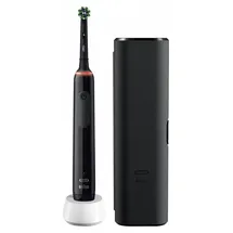 Oral-B  Pro 3 3500 schwarz + Reiseetui streifen Design Edition