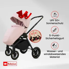 Babylux Kinderwagen 2in1 Rosa