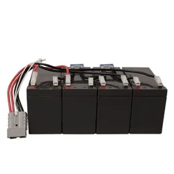 Ersatz-Akku für APC-Back-UPS RBC25 fertiges Batterie Modul zum Austausch Plug & Play